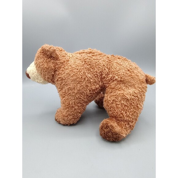 Douglas The Cuddle Toy Plush Brown Bear 9" Long. Standing On All Four Legs. - Picture 5 of 10